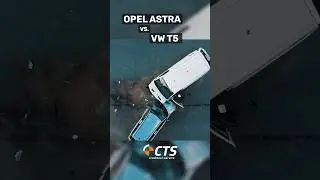 Highspeed Crash Test: Volkswagen T5 // Opel Astra  