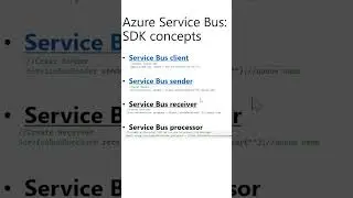 Azure Service Bus - SDK