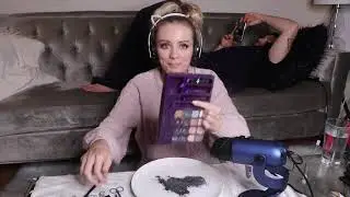 Destroying Makeup ASMR - Eye Shadow Palette
