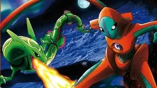 Deoxys and Rayquaza fight