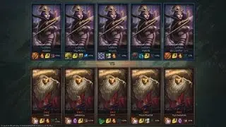 TTK1 - 5 Bards vs. 5 LeBlancs - One For All - League Of Legends