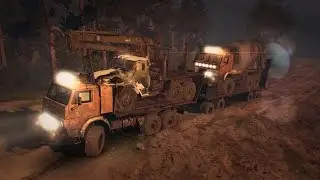 SpinTires 03.03.16 Kamaz-43101-Эвакуатор+прицеп эвакуатор(в ДОРАБОТКЕ!!!)-2