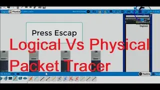 3 . Packet Tracer Physical VS Logical Layout with Practical LAB in Urdu