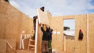 Böyle Bir Yalıtım Yok ! Ahşap Malzemeden Muhteşem Ev Yapımı #ahşapev #ağaçev #woodworking