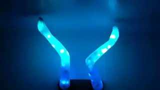 Sound-Reactive Mannequin Arms Lamp