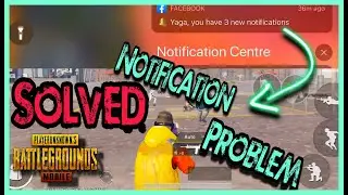 PUBG Mobile SOLVED! || iPhone Notification Problem