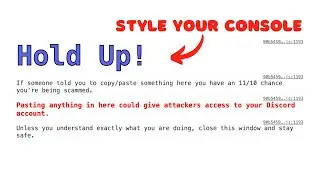 How to style console.log();