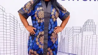 Easy way to add a collar to an Ankara Kimono Jacket