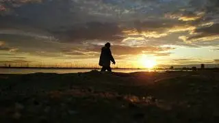 Sunset at St Kilda Beach