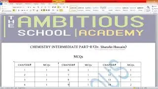Official All Punjab Boards Pairing scheme For special exam inter 2020