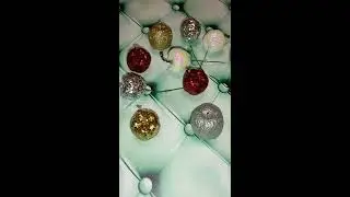 Яблоки в пайетках