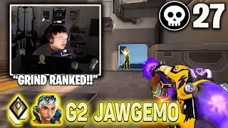 G2 JAWGEMO PLAYING WAYLAY AND SHOWING GOD-TIER SKILLS IN RADIANT RANK!! | VALORANT