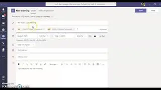 How to add two teams to one meeting in MS TEAMS