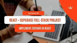 Implement Zustand in React | Global State Management (Real Project)