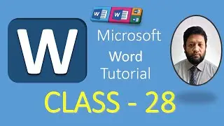 28. How to split cells in ms word Tutorial| Microsoft word tutorial Bangla.