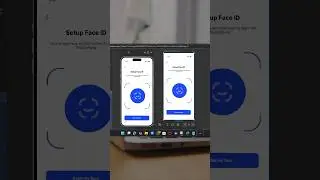 Design a modern and clean Face ID login screen with me in Figma