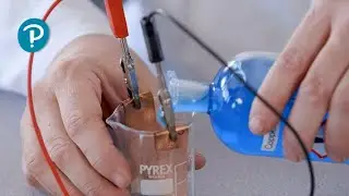Pearson Edexcel (9-1) Comb. Sciences  - electrolysis of copper sulfate with copper electrodes