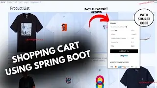 Shopping Cart using Spring Boot with source code | 