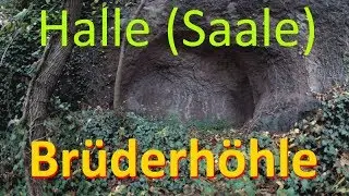 Brüderhöhle bei Kröllwitz - Aufstieg Bergschenke über alten verfallenen Weg