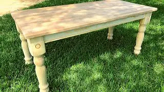 Farmhouse Table Built From Trash