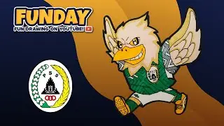 How to Draw PSS Sleman's Mascot! Cara Menggambar Super Elang Jawa!