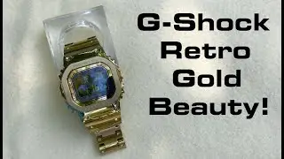 G-Shock Gold Full Metal Square GMWB5000GD-9 Review