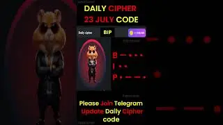 Hamster Kombat Daily Cipher 23 July | 23 July daily cipher code hamster kombat 