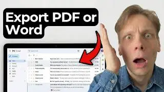 How to Export Gmail Emails to PDF or Word Documents [2026 Guide]