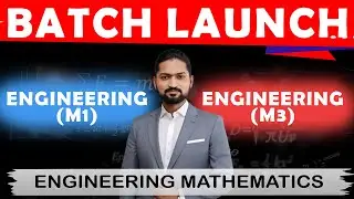 Engineering Mathematics Batch Launch - M1 & M3 GanitAnk | First year & Second year Engineering