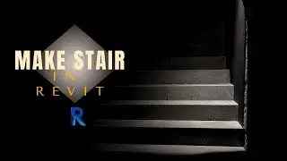 How to make stair and landing in Revit [circular, semi circular, l shape, straight]