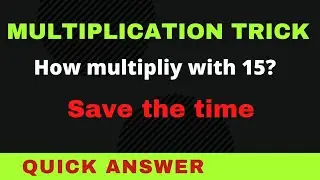 Multiplication trick by 15 // 