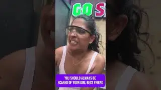 You should always be scared of your girl best friend 😵 #friends #bff #anger