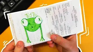 ОБЗОР СКЕТЧБУКА ИЗ КАССОВЫХ ЧЕКОВ