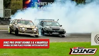 DOUBLE SECOND PLACE PODIUMS - D1NZ Pro-Sport Round 3 & 4 With 86Fighters