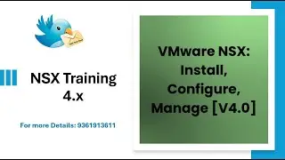 VMware NSX 4.x Training | Demo Class by SMSTechDesk | NSX Training