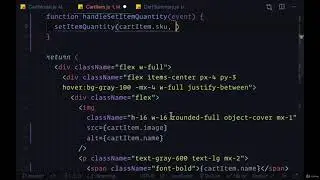 Set item quantity with cart modal in shopping application #16