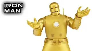 Marvel Legends IRON MAN (Gold Model 01) Avengers Action Figure Review