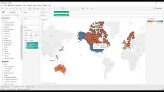 Tableau Tutorial -2 Creating a Map