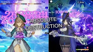 HOYOVERSE WHAT THE HOLY UR ELECTRO WOMEN. C0 Clorinde & Lisa hypercarry vs abyss 12!【原神】