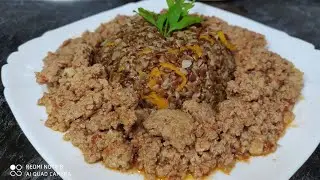Ətli,souslu qarabaşaq yeməyi