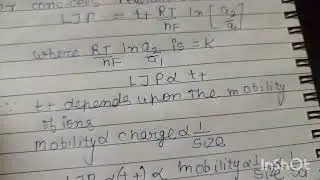 Everything about LJP & Transport number l CSIR NET l Chemical Science