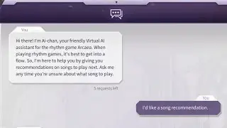 [Arcaea] Ai-chan - NEW AI CHAT BOT IN ARCAEA OMG!!!