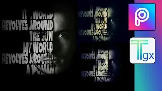 Typography Portrait | Photo Manipulation | PicsArt Editing