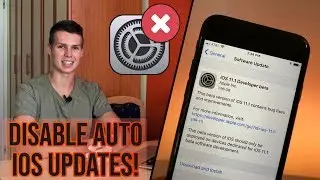 HOW TO DISABLE AUTOMATIC iOS UPDATES on iPhone or iPad!
