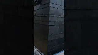 Фасад із сланцю. Динамічне укладання. #сланець #фасад #дах