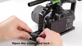 HDMI cable clamp lock for camera cage, rig, handle, rail, etc.