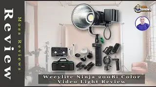 Weeylite Ninja 200 Bi Color Video Light with Mount Adapter & App Review