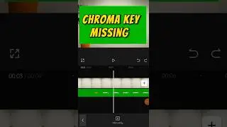 chroma key not showing in capcut 
