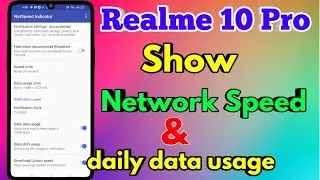 How To Show Daily Data Usage In Realme 10 Pro | Realme 10 Pro Show Daily Data Usage
