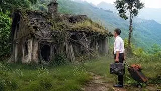 Full video: After 30years of teaching, Teacher decided to retire return to renovate abandoned house